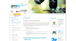 Desktop Screenshot of gemtex.fr